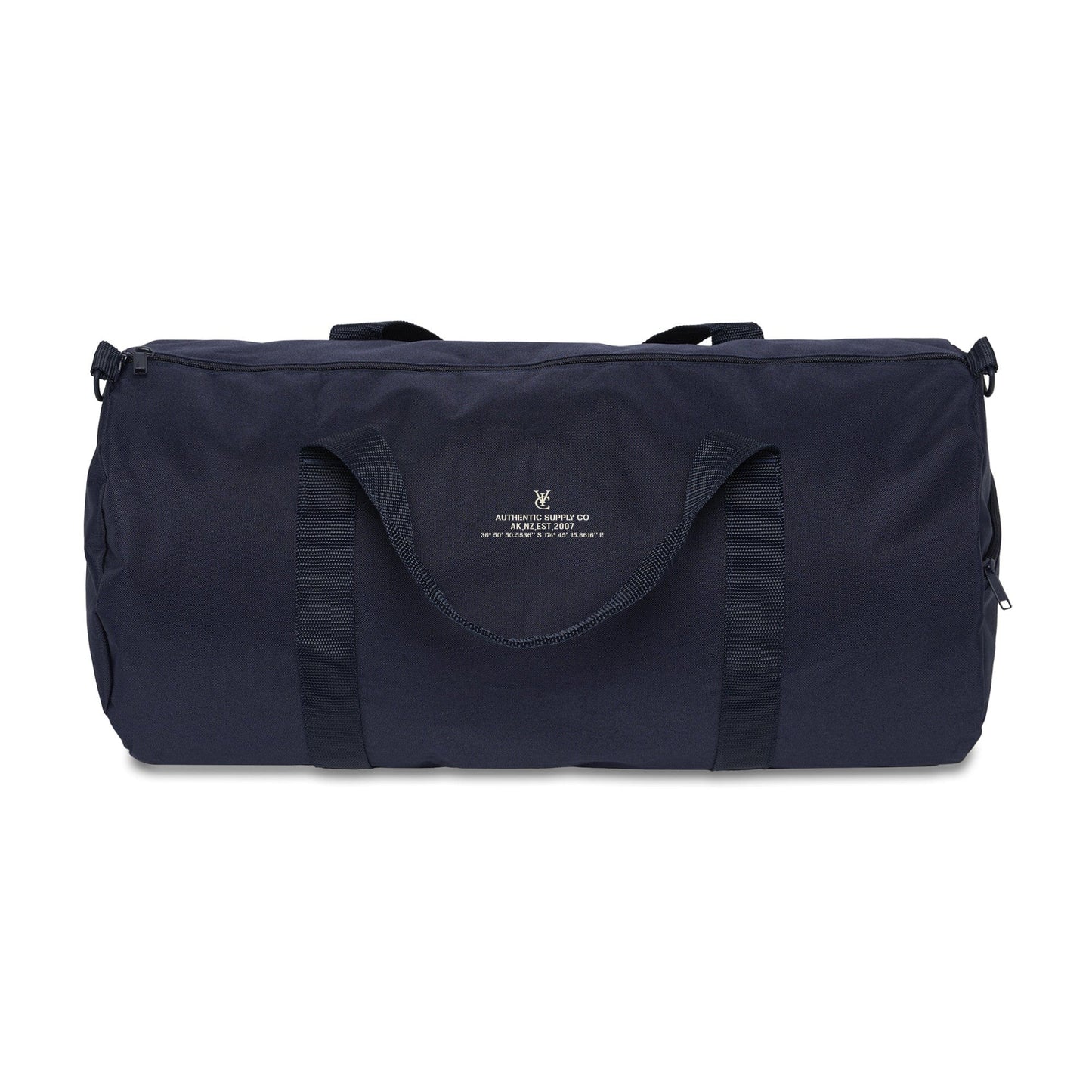Meet our robust Cylinder Duffle Bag: Heavyweight 350 GSM 100% Recycled Polyester, boasting a 53-litre capacity. Features include a large main compartment, external zip pocket, and YKK nylon zip for secure travel. With reinforced adjustable straps and handles, this eco-friendly, spacious duffle bag offers both durability and convenience.