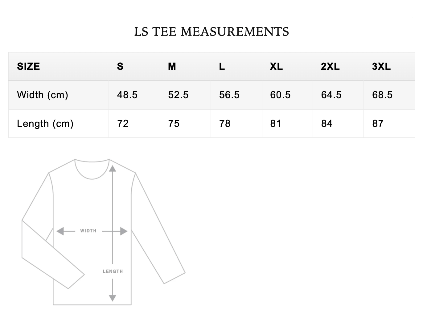 VIC CLASSIC L/S TEE - BLUE DUSK