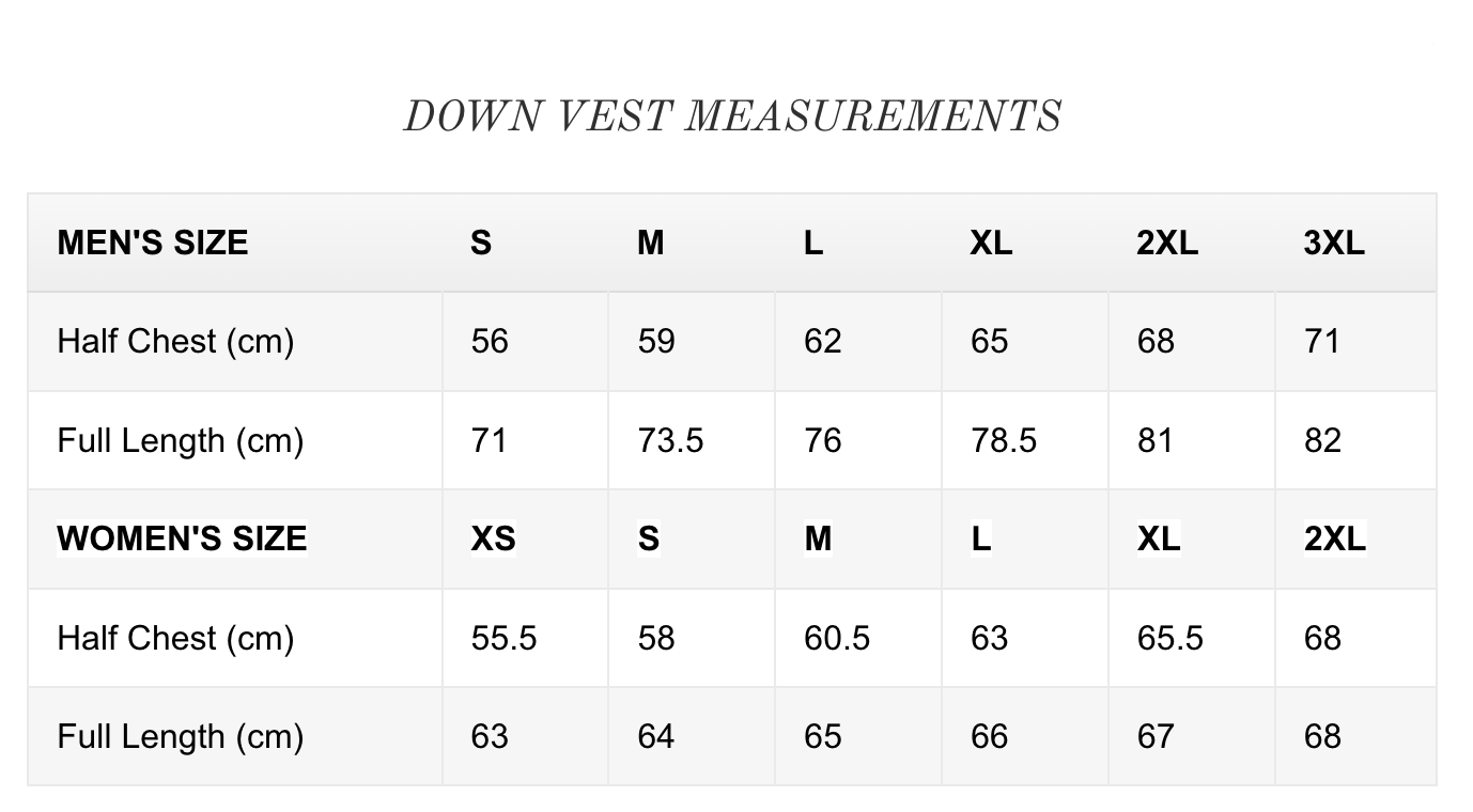 FEATHER SPORT DOWN VEST - BLACK