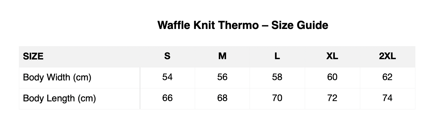 VIC WAFFLE KNIT THERMO - CAMO