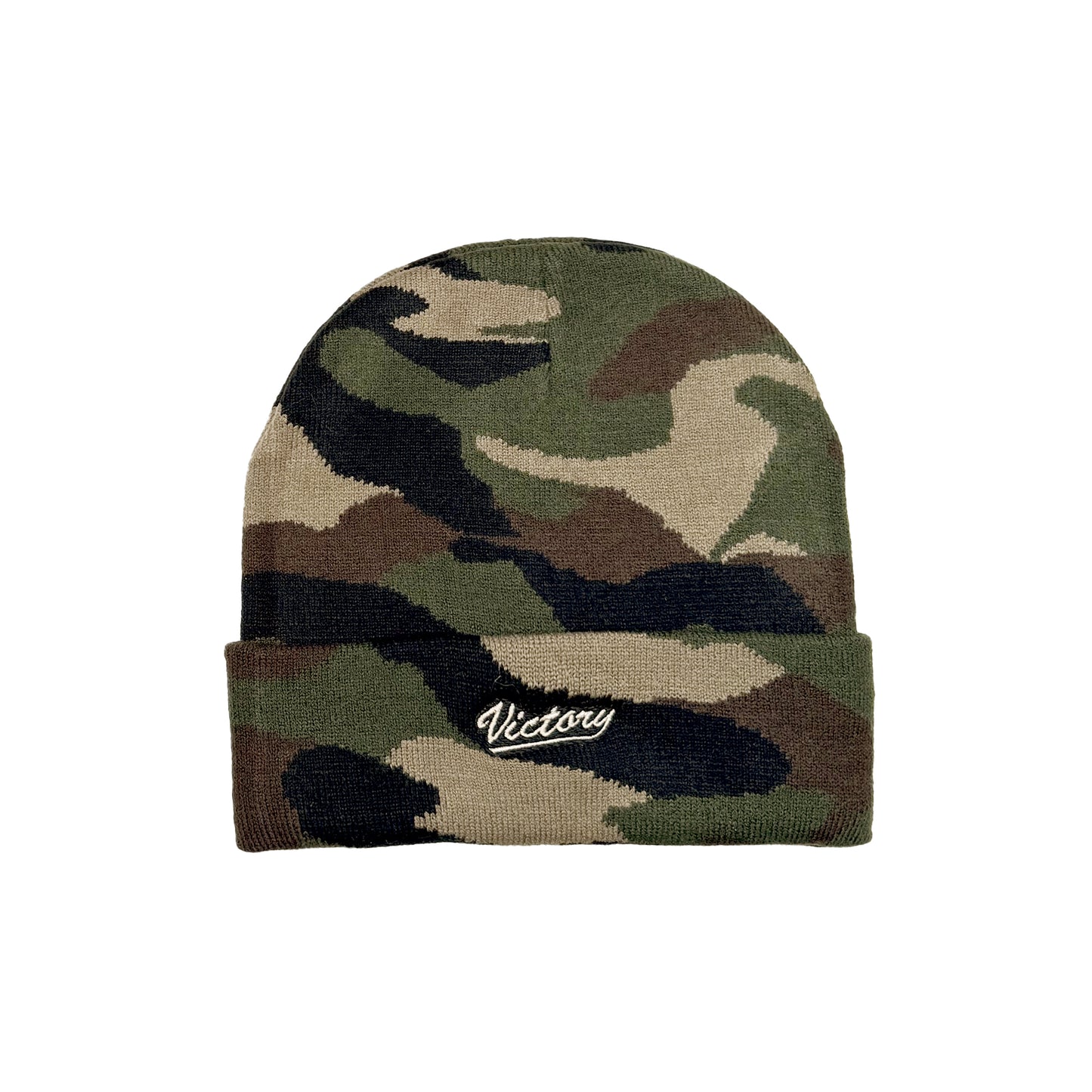 WOODLAND CAMO BEANIE