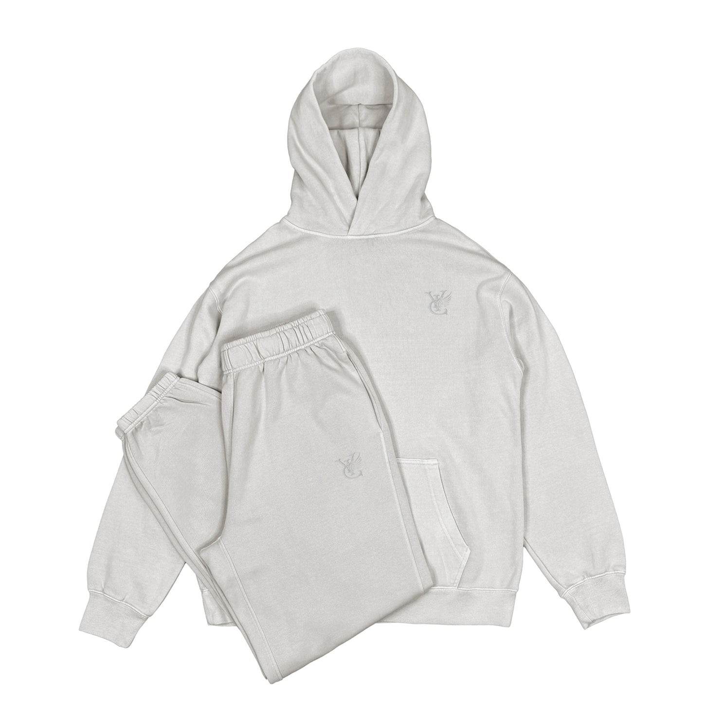 WING TRACKSUIT - FADED BONE (TONAL LOGO)