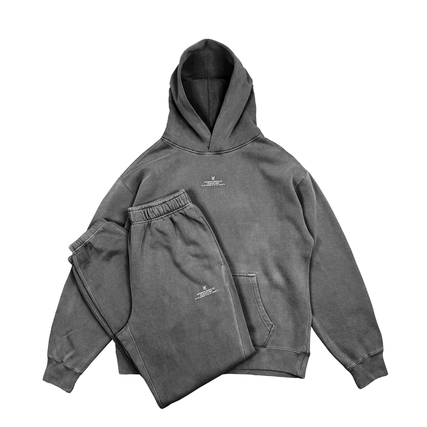 LATITUDE TRACKSUIT - FADED BLACK