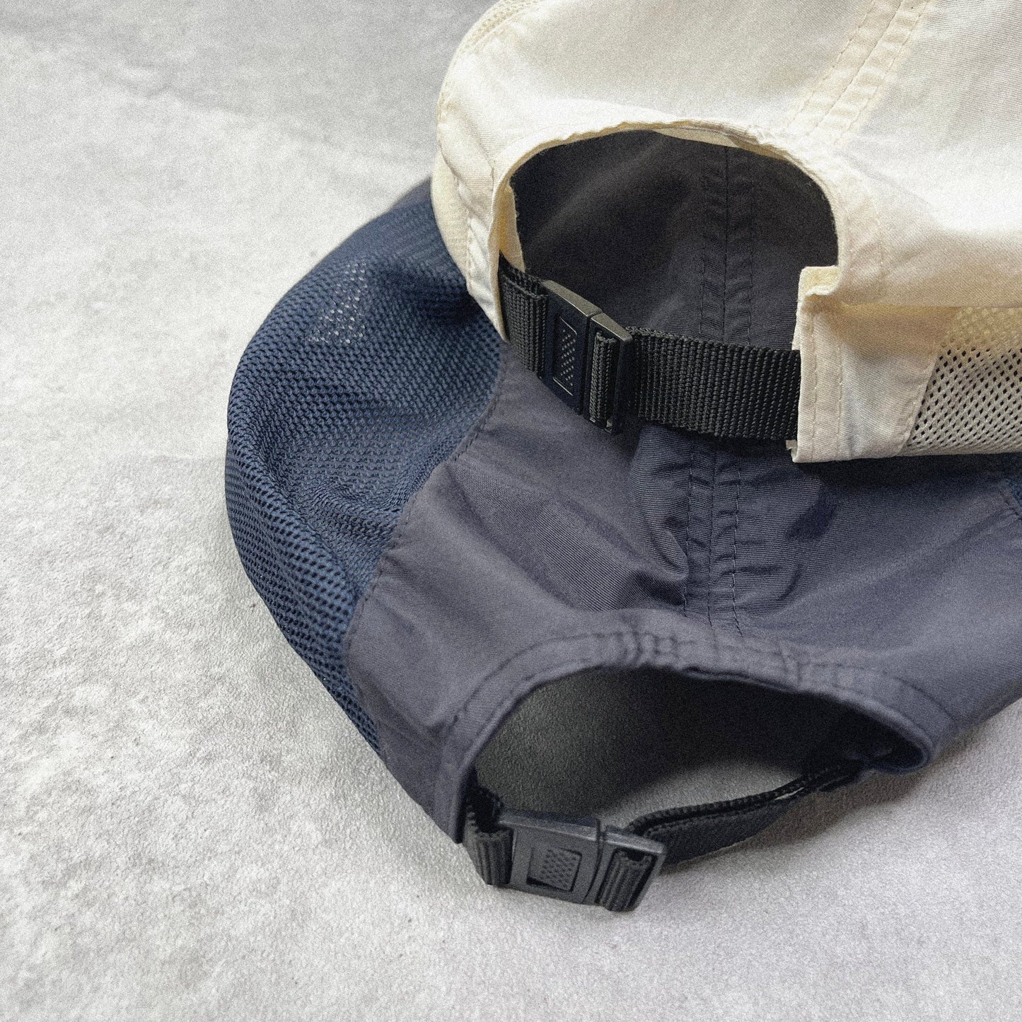 VIC Trail running 5 panel cap. 100% Recycled quick-dry nylon body & 100% Recycled polyester mesh side panels Lightweight trail running cap Embroidery logo at front One size fits all Adjustable plastic fastener