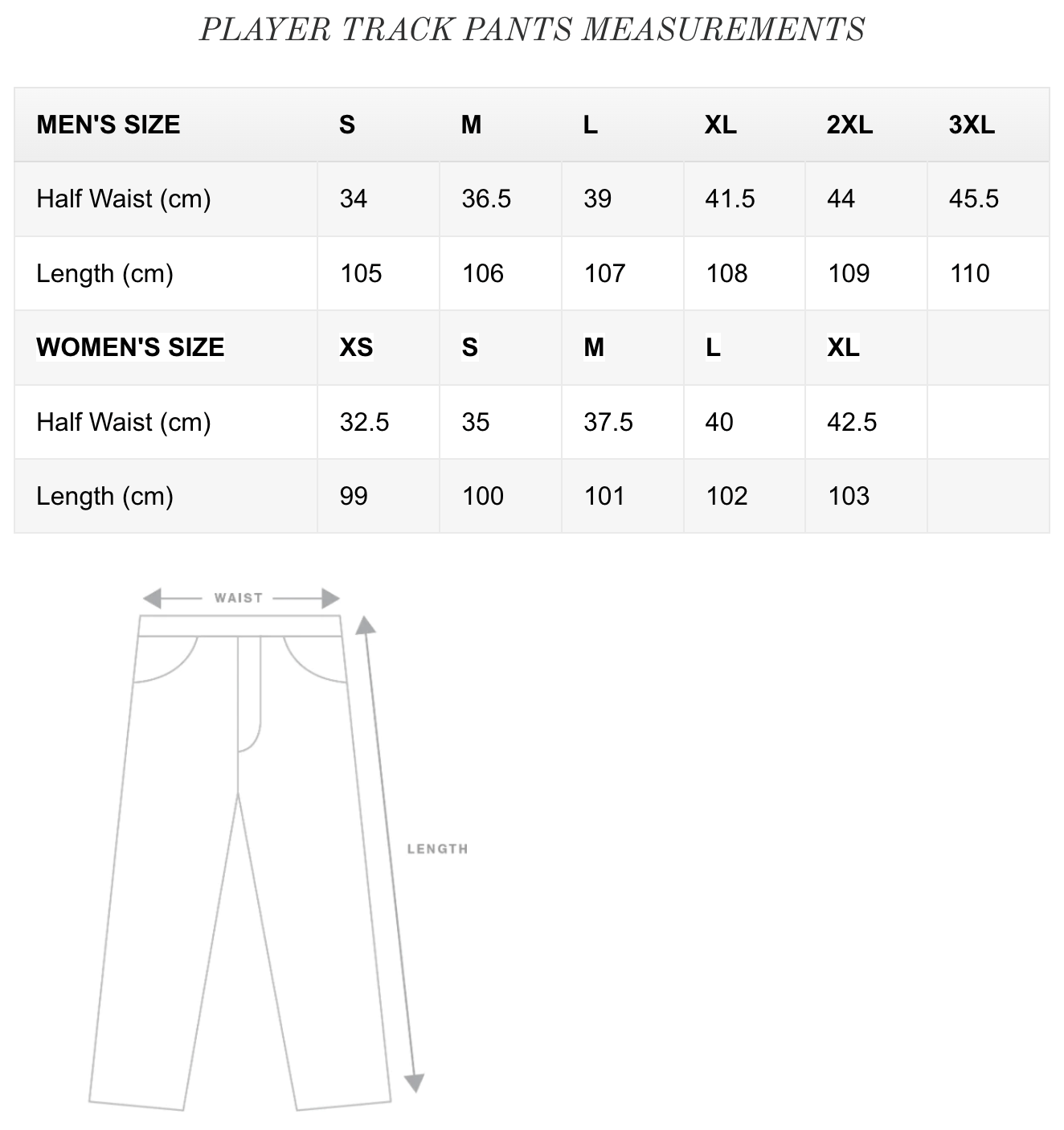 PLAYER HEAVYWEIGHT TRACK PANT - CREAM