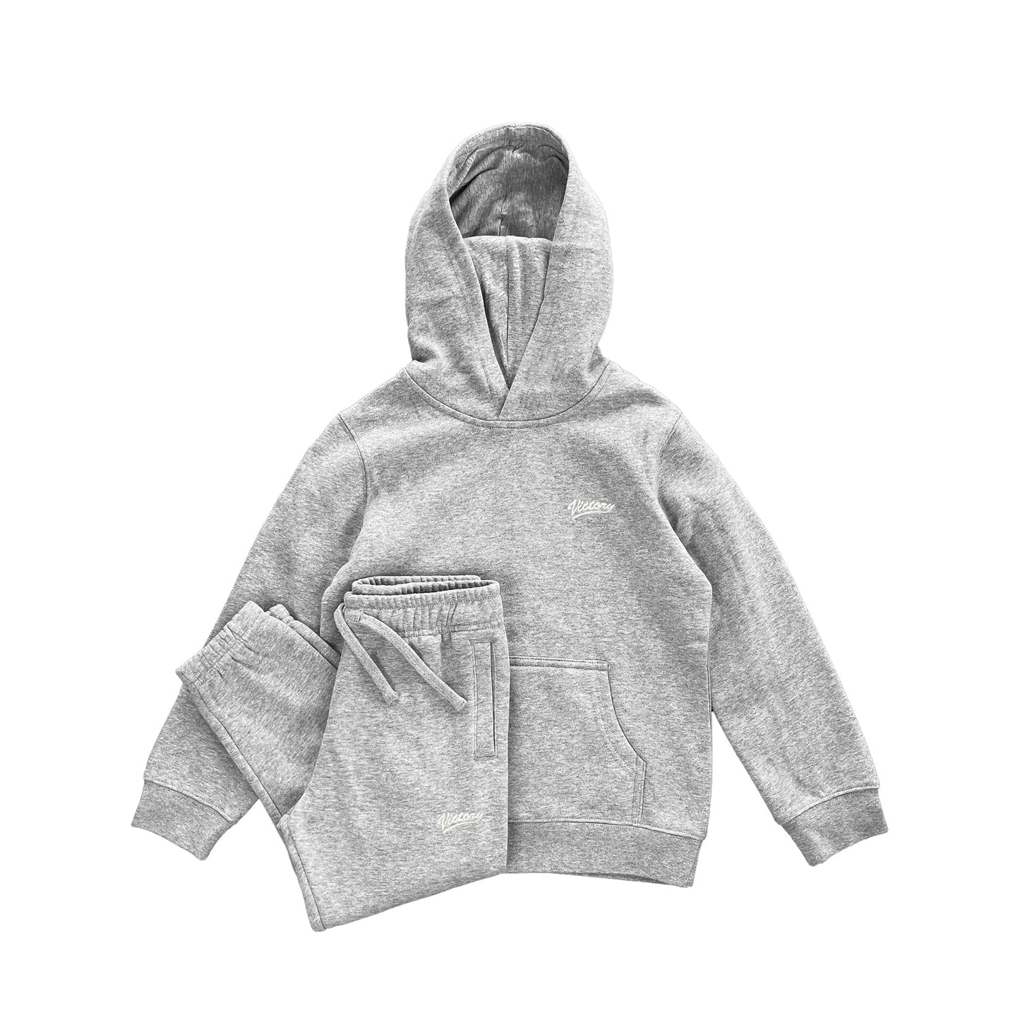 OL' ENGLISH KIDS TRACKSUIT - GREY MARLE