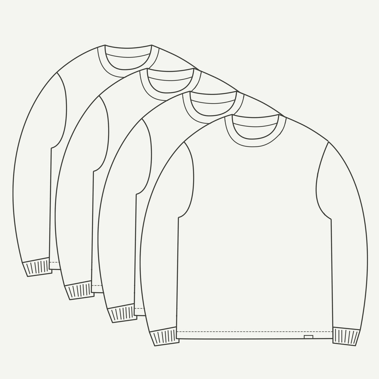 ANY 4 PREMIUM HEAVYWEIGHT L/S TEE $159.90