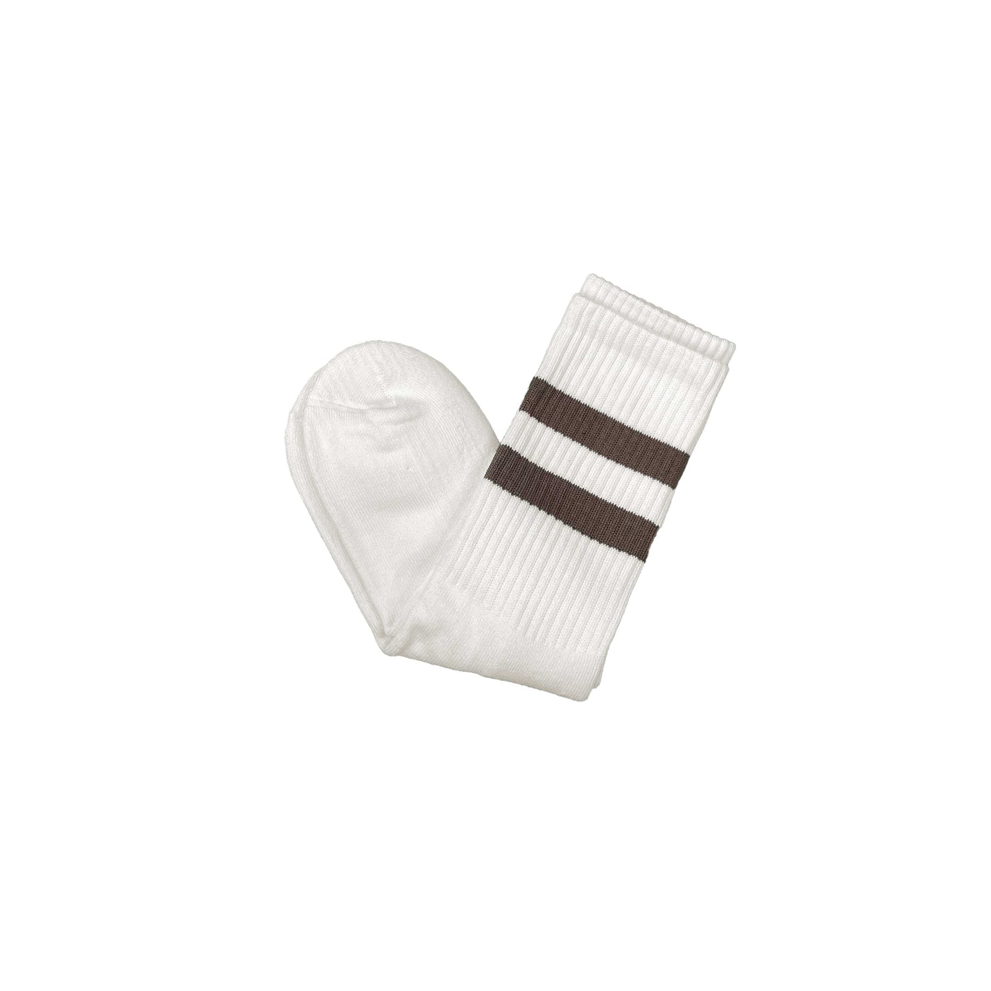 SPORT STRIPE SOCK - NATURAL (2 PACK)