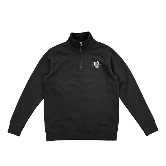 Premium quality 1/4 zip sweatshirt crewneck by New Zealand skate and streetwear clothing label VIC Apparel. Regular fit.