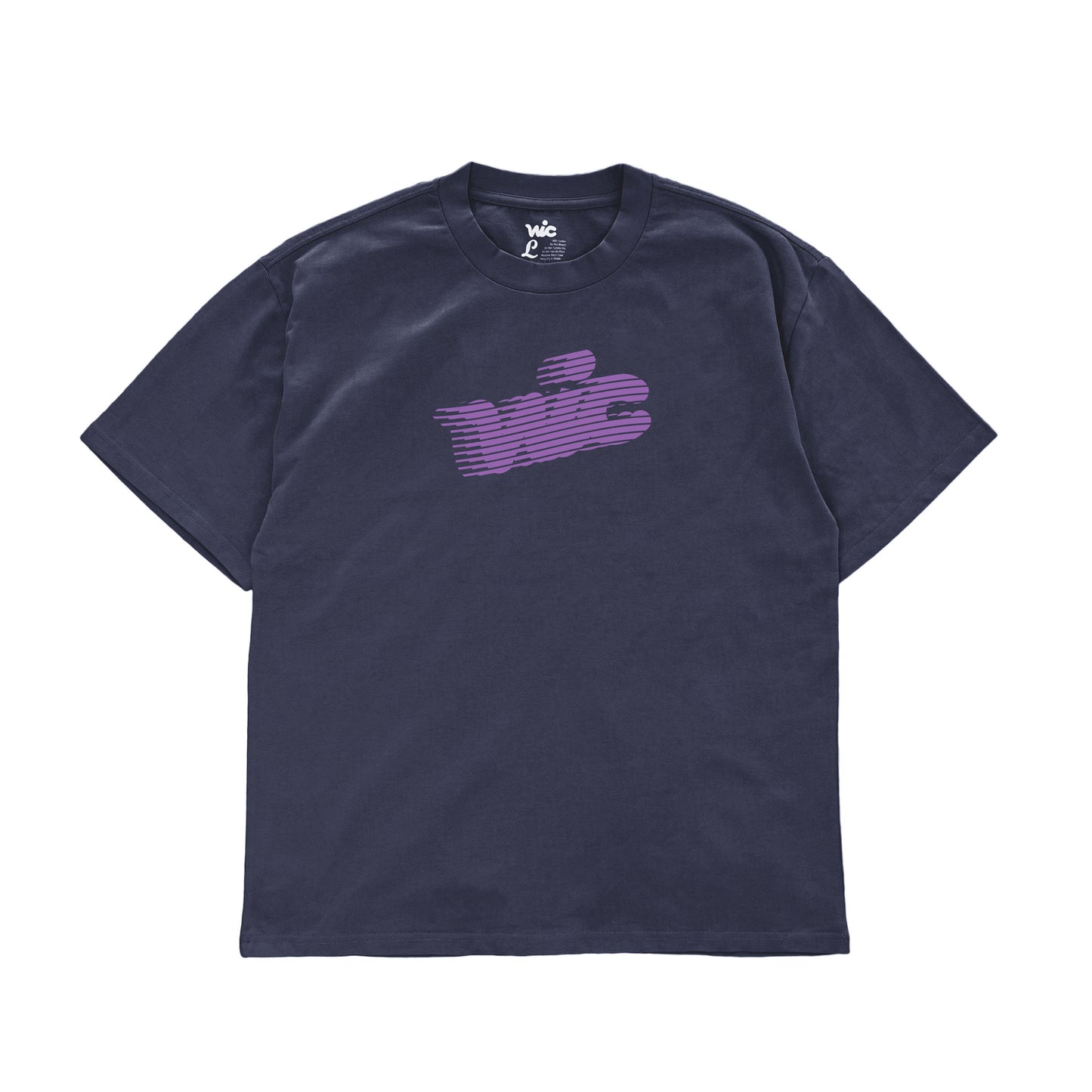 BUZZ HEAVY TEE (PURPLE PRINT)