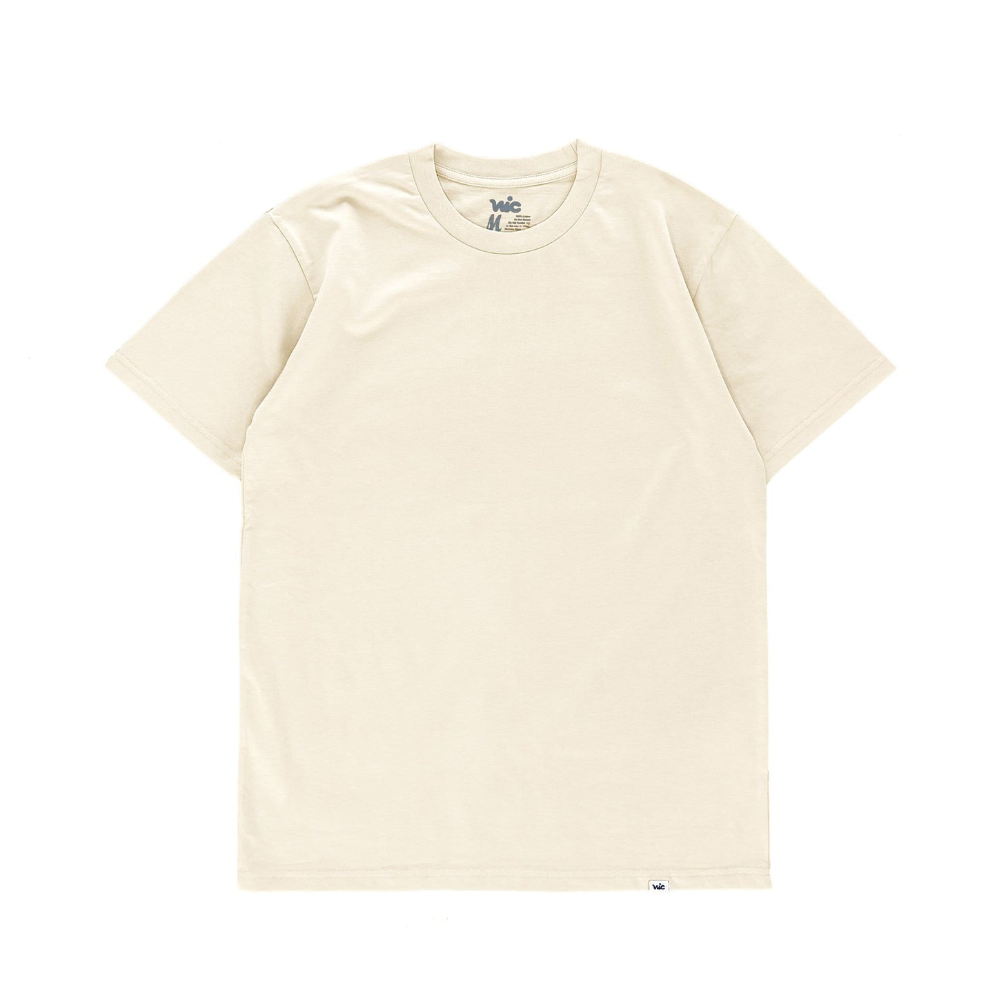 CLASSIC TEE - CREAM (SHORTER FIT)