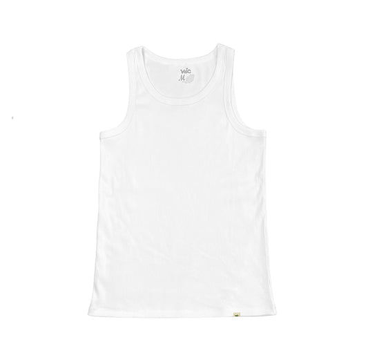  Discover comfort and sustainability with our Organic Ribbed Tank. Crafted from heavyweight 100% Organic Cotton (330 GSM), this regular-fit tank is a versatile wardrobe essential. Size down for a snug fit, as this style runs slightly large. Embrace simplicity with a plain design and a subtle woven label at the hem. Elevate your eco-friendly fashion effortlessly.