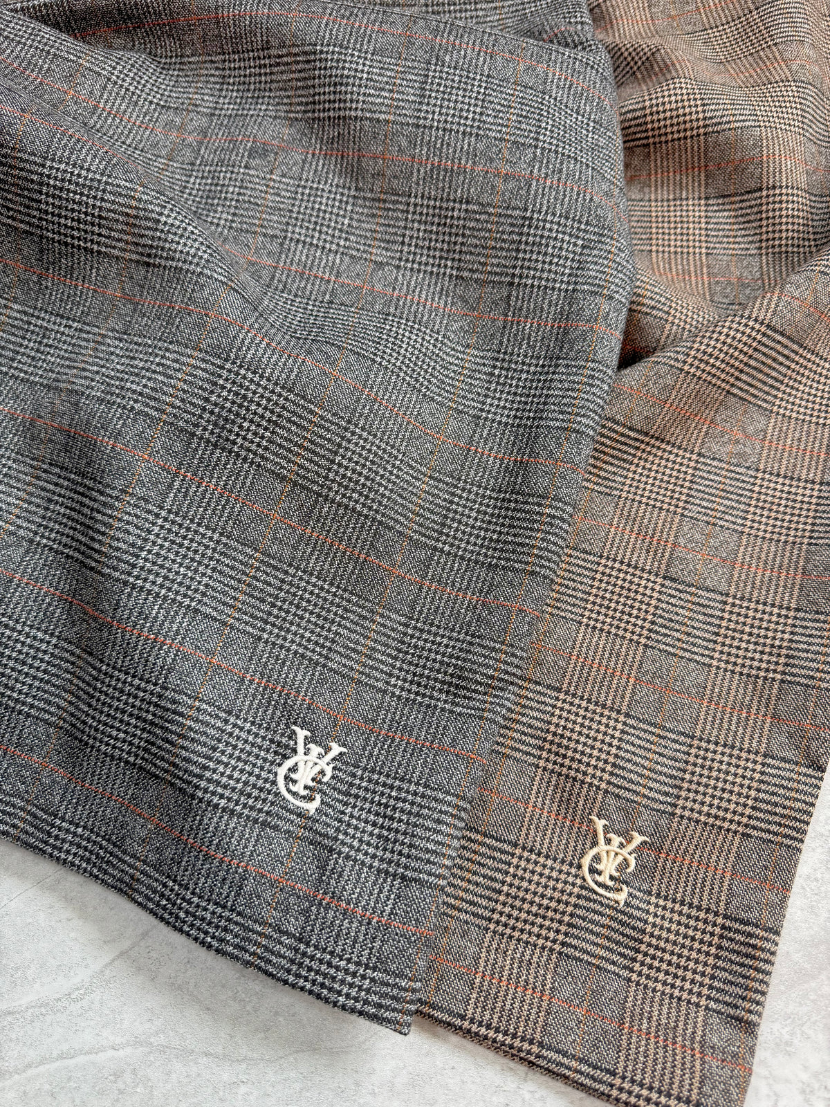 CHIDORI TARTAN SHORTS. Relaxed, roomy fit. Below-knee length