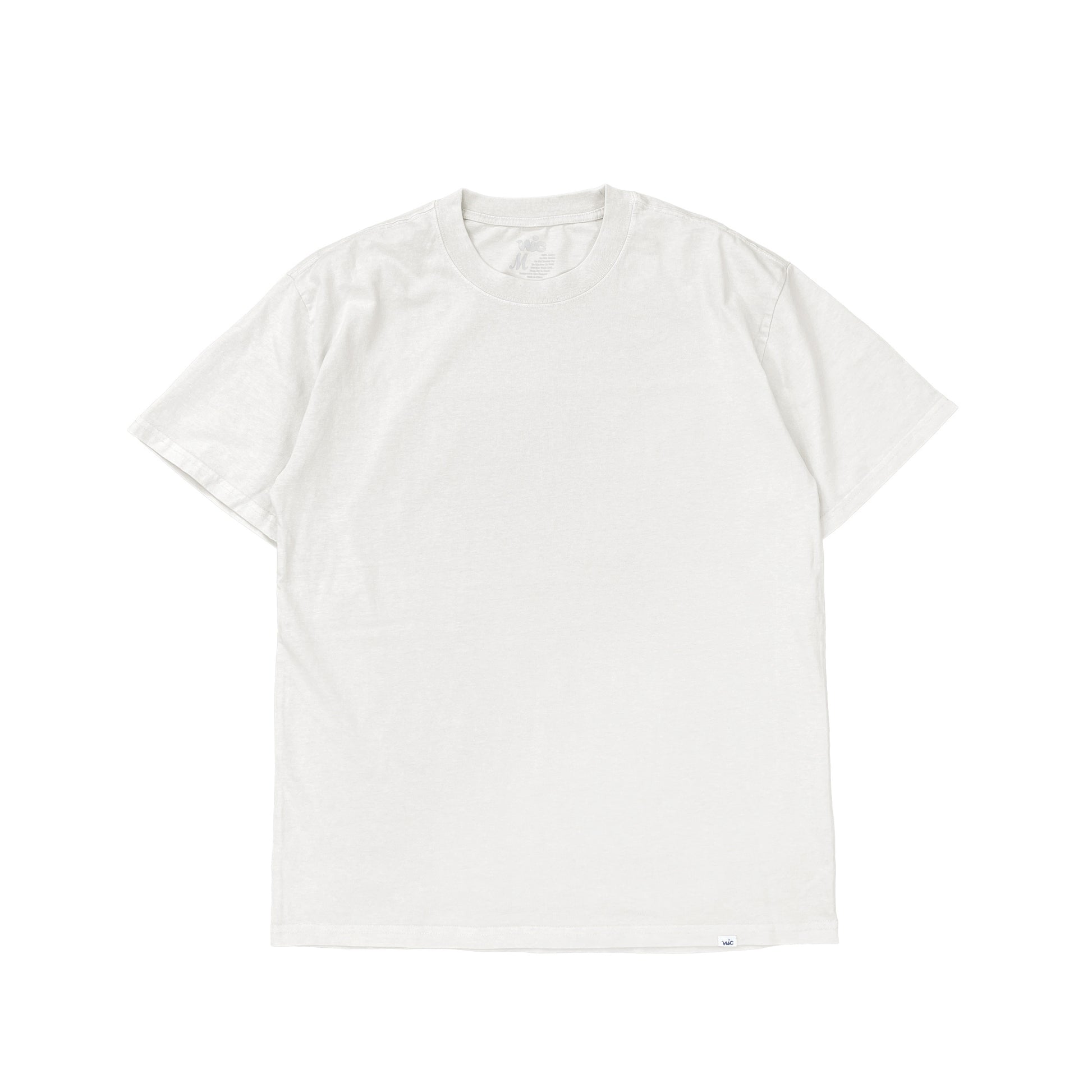 Premium quality plain heavyweight box shorter fit tee shirt by New Zealand skate and streetwear clothing label VIC Apparel. A clean & heavyweight staple. 