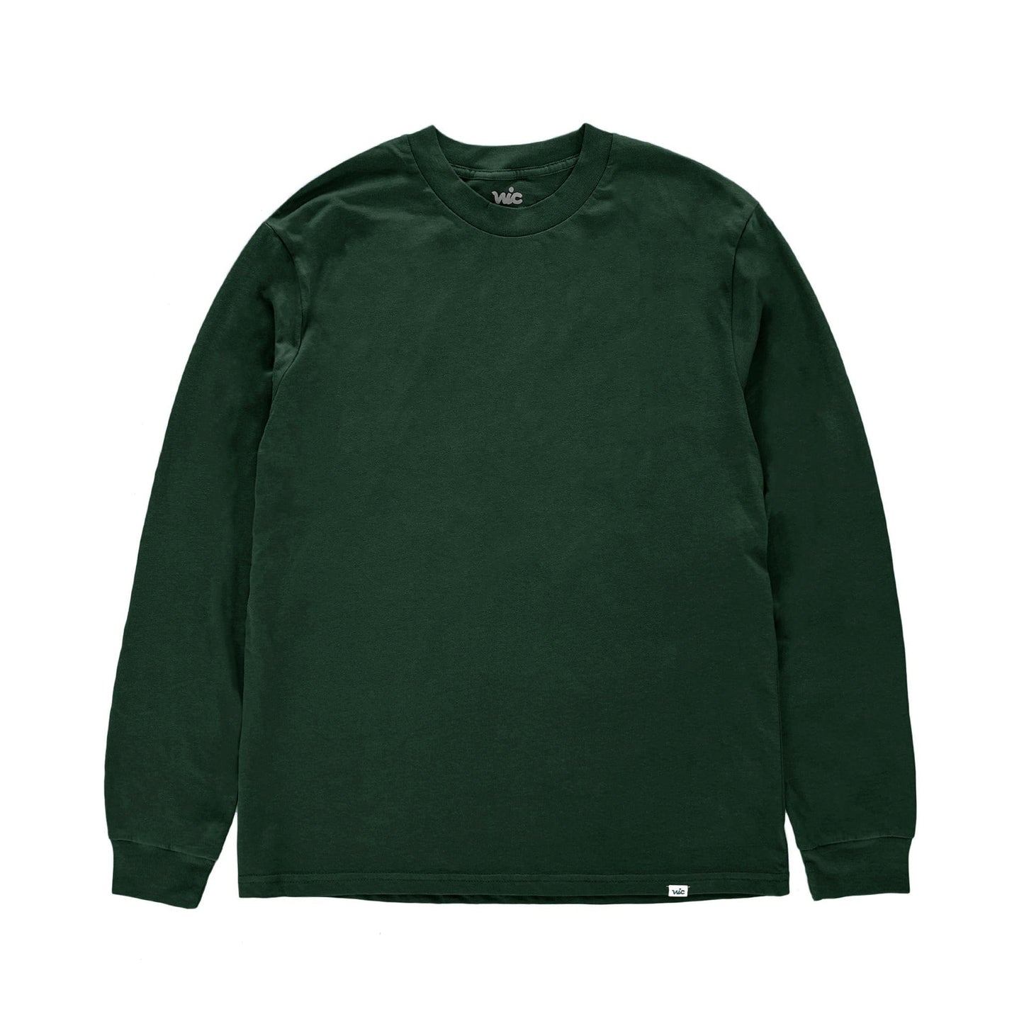 VIC CLASSIC L/S TEE - PINE GREEN