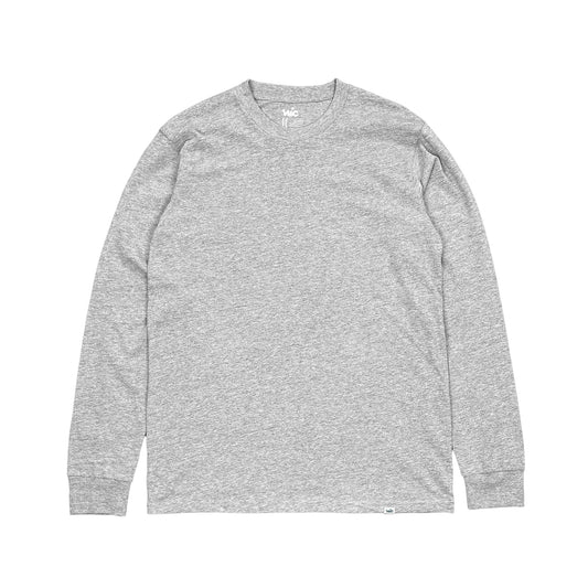 VIC CLASSIC L/S TEE - GREY MARLE
