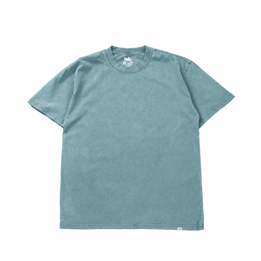 HEAVY BOX TEE - FADED TEAL (SHORTER FIT)