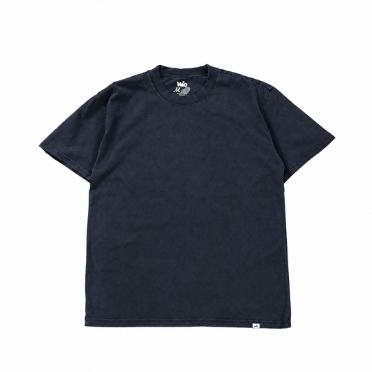 HEAVY BOX TEE - FADED INK NAVY (SHORTER FIT)