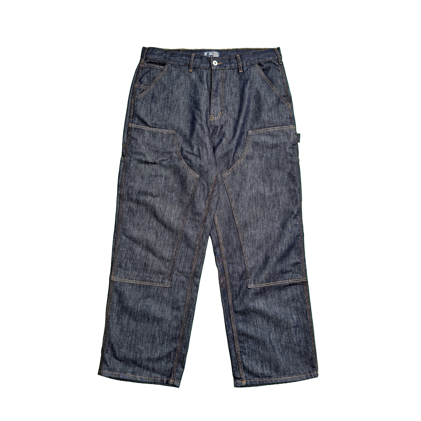 VIC DOUBLE KNEE JEAN - INDIGO (PRE-ORDER)