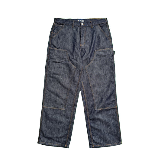 VIC DOUBLE KNEE JEAN - INDIGO (PRE-ORDER)