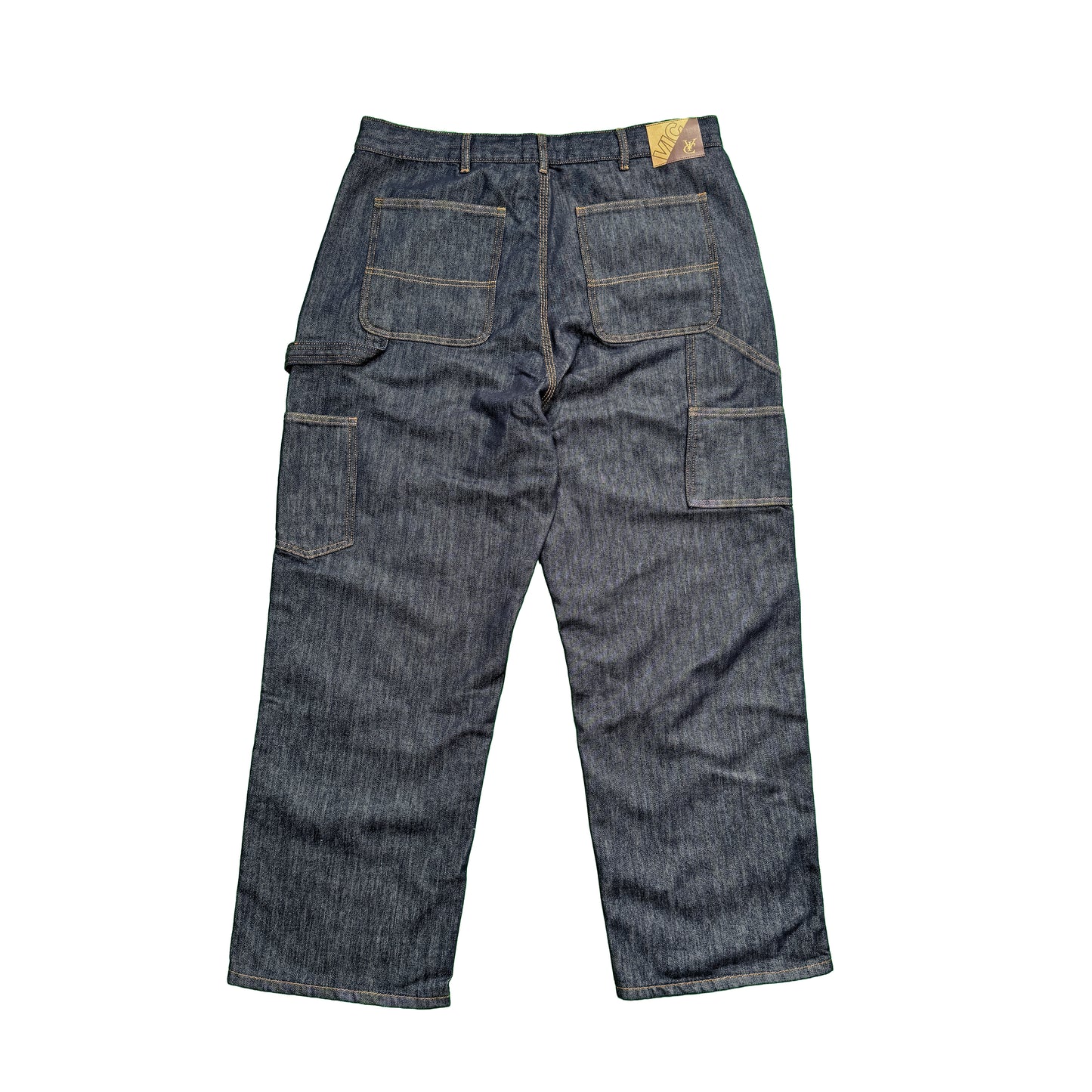 VIC DOUBLE KNEE JEAN - INDIGO (PRE-ORDER)