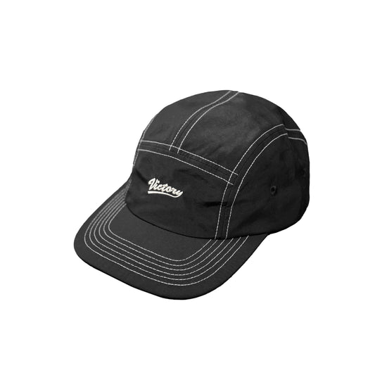 OUTDOOR  5-PANEL CAP - BLACK