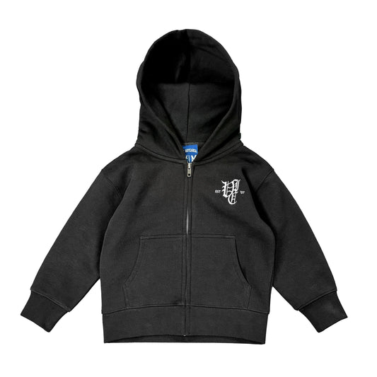 Give your child a stylish edge with the Ol' English Kids Zip Hood. This mid-weight hoodie, crafted from 80% cotton and 20% polyester anti-pill fleece, ensures durability and comfort. Featuring a relaxed fit and an embroidered logo, it's perfect for everyday wear. The 320 GSM fabric offers just the right amount of warmth, making it a versatile addition to your kid's wardrobe. Ideal for both casual and streetwear looks, this hoodie combines practicality with vintage-inspired style.