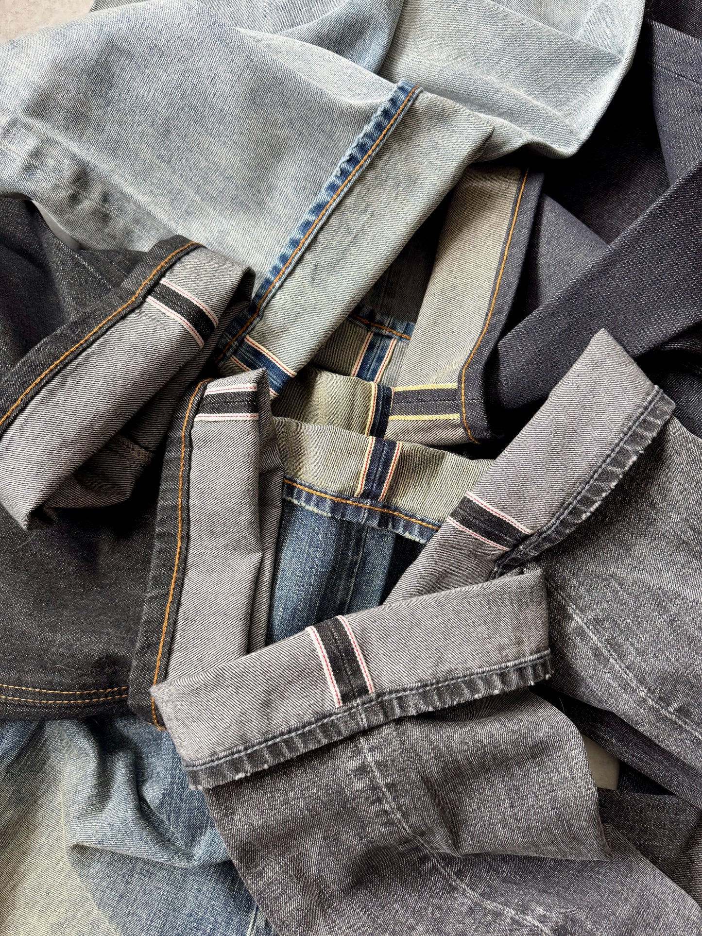 VIC SELVEDGE JEANS - WASHED BLACK (PRE-ORDER)