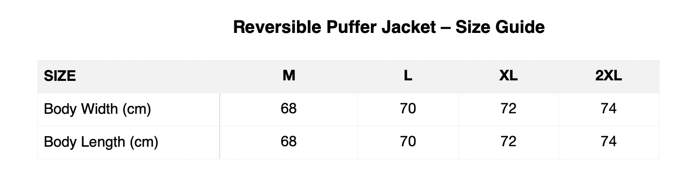 VIC REVERSIBLE PUFFER JACKET - NAVY / PLAID (PRE-ORDER)
