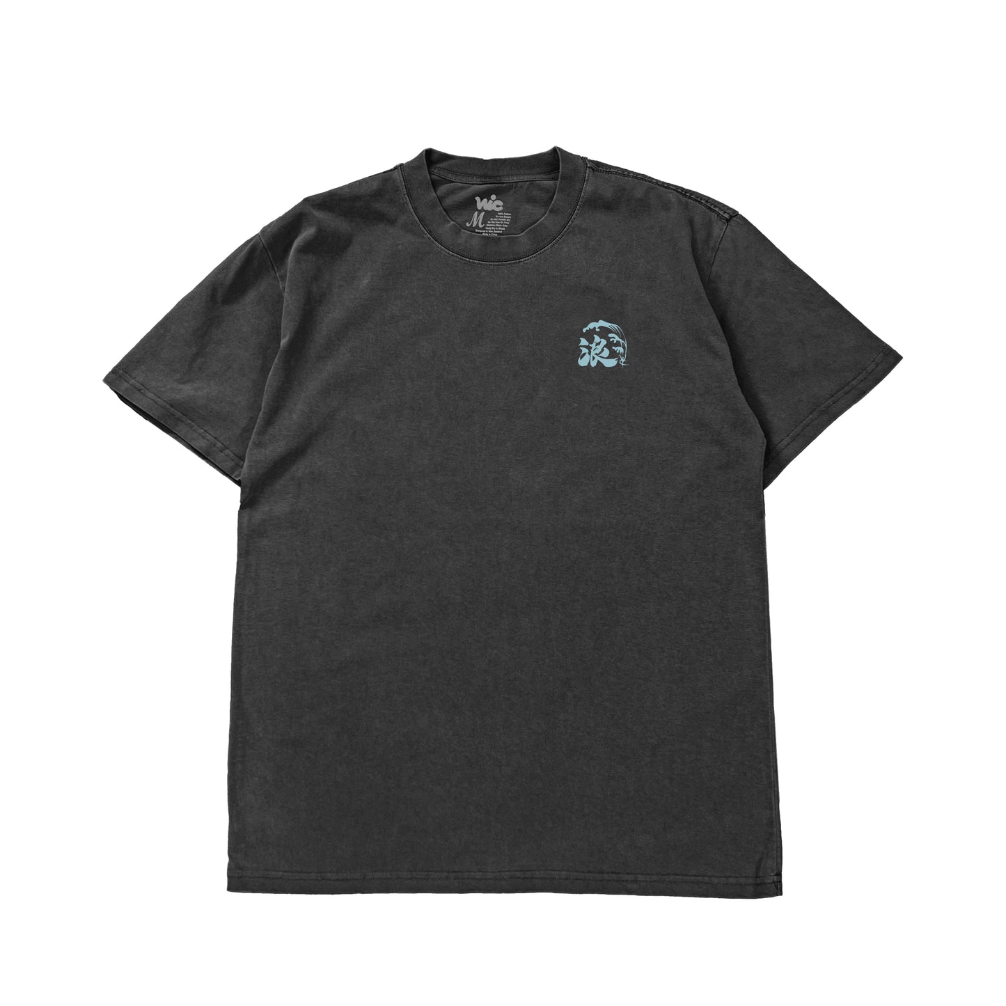 WAVE HEAVY TEE (SOFT SLATE PRINT)