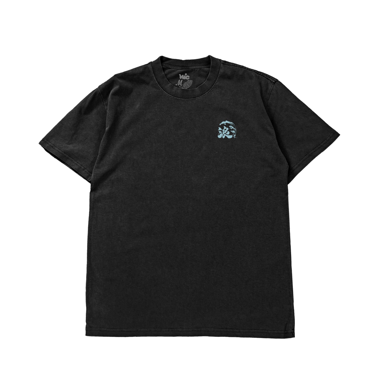 WAVE HEAVY TEE (SOFT SLATE PRINT)