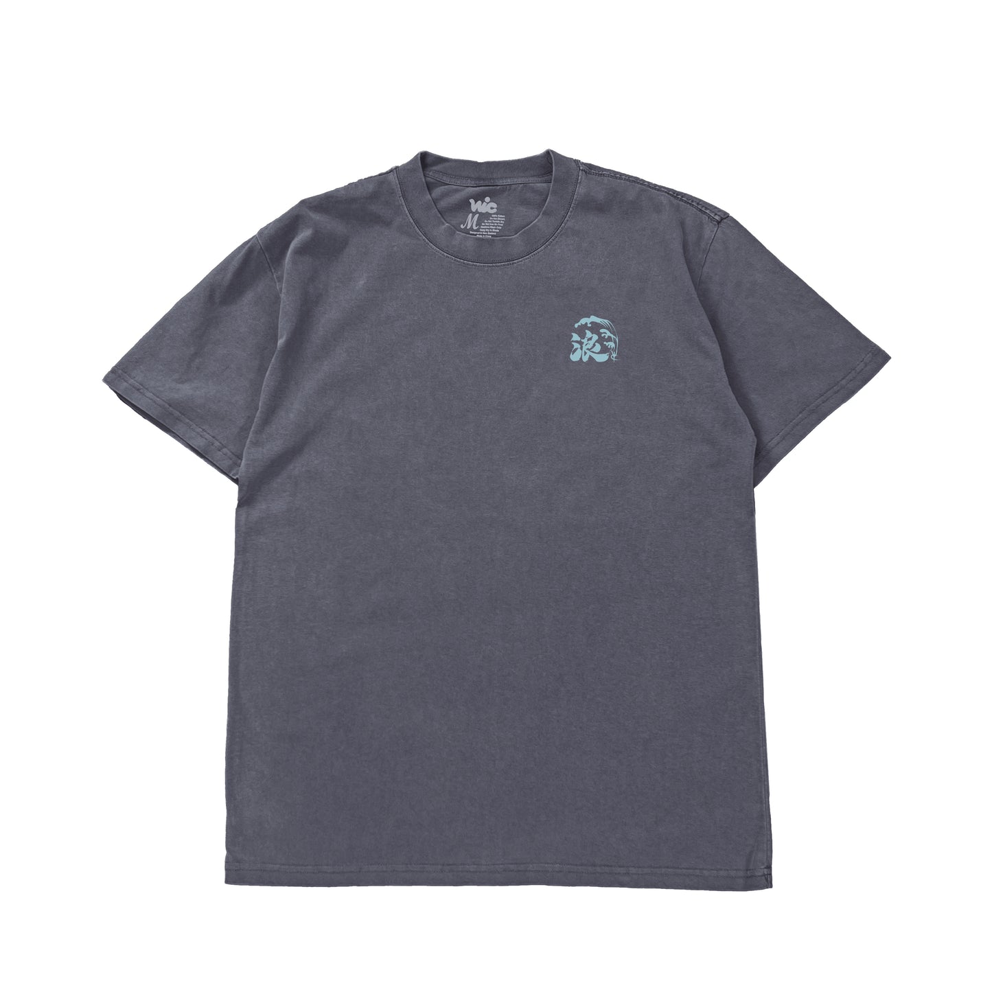 WAVE HEAVY TEE (SOFT SLATE PRINT)