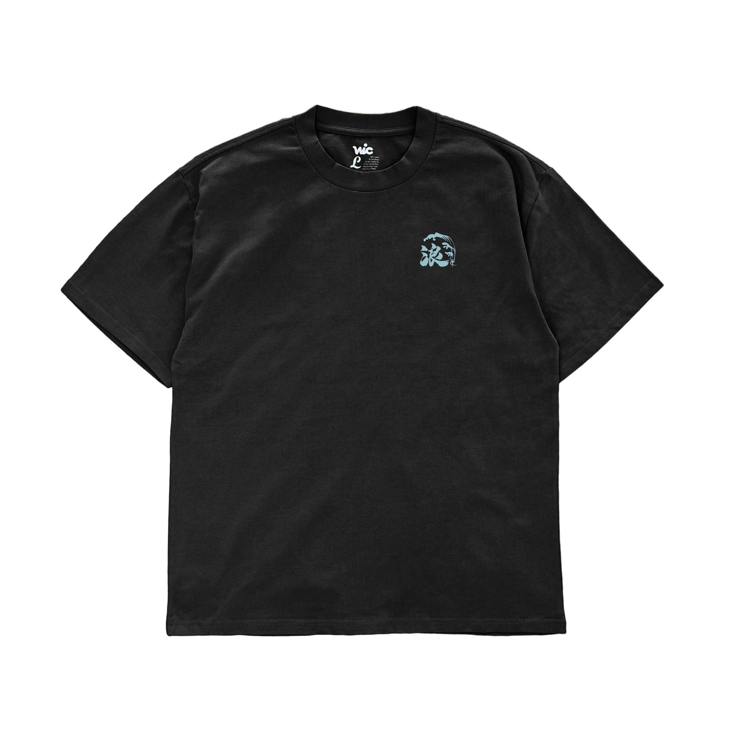 WAVE HEAVY TEE (SOFT SLATE PRINT)