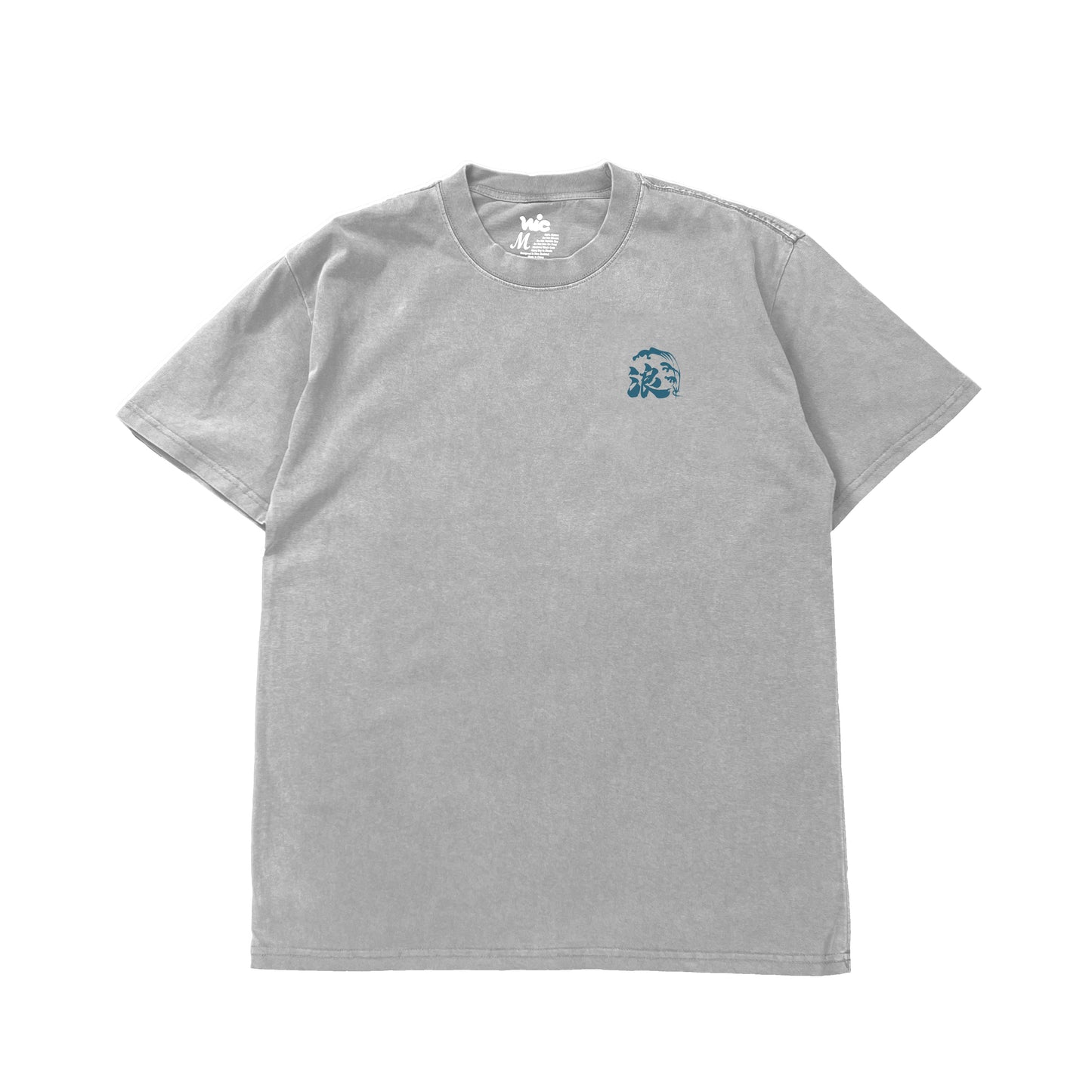 WAVE HEAVY TEE (TEAL PRINT)