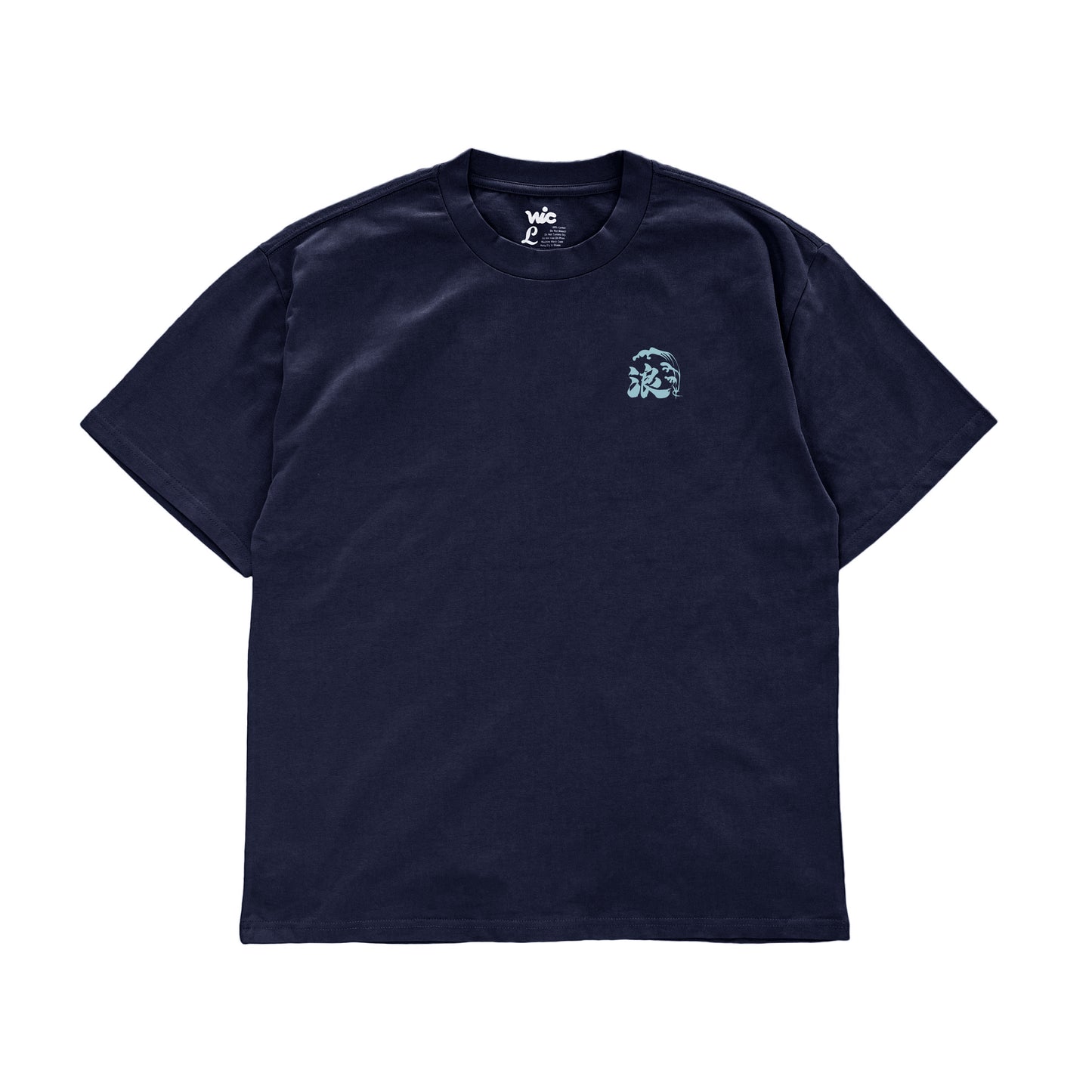 WAVE HEAVY TEE (SOFT SLATE PRINT)