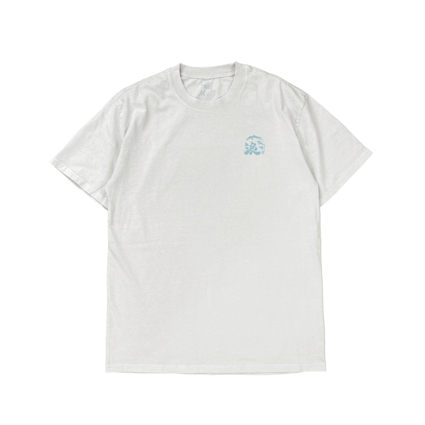 WAVE HEAVY TEE (SOFT SLATE PRINT)