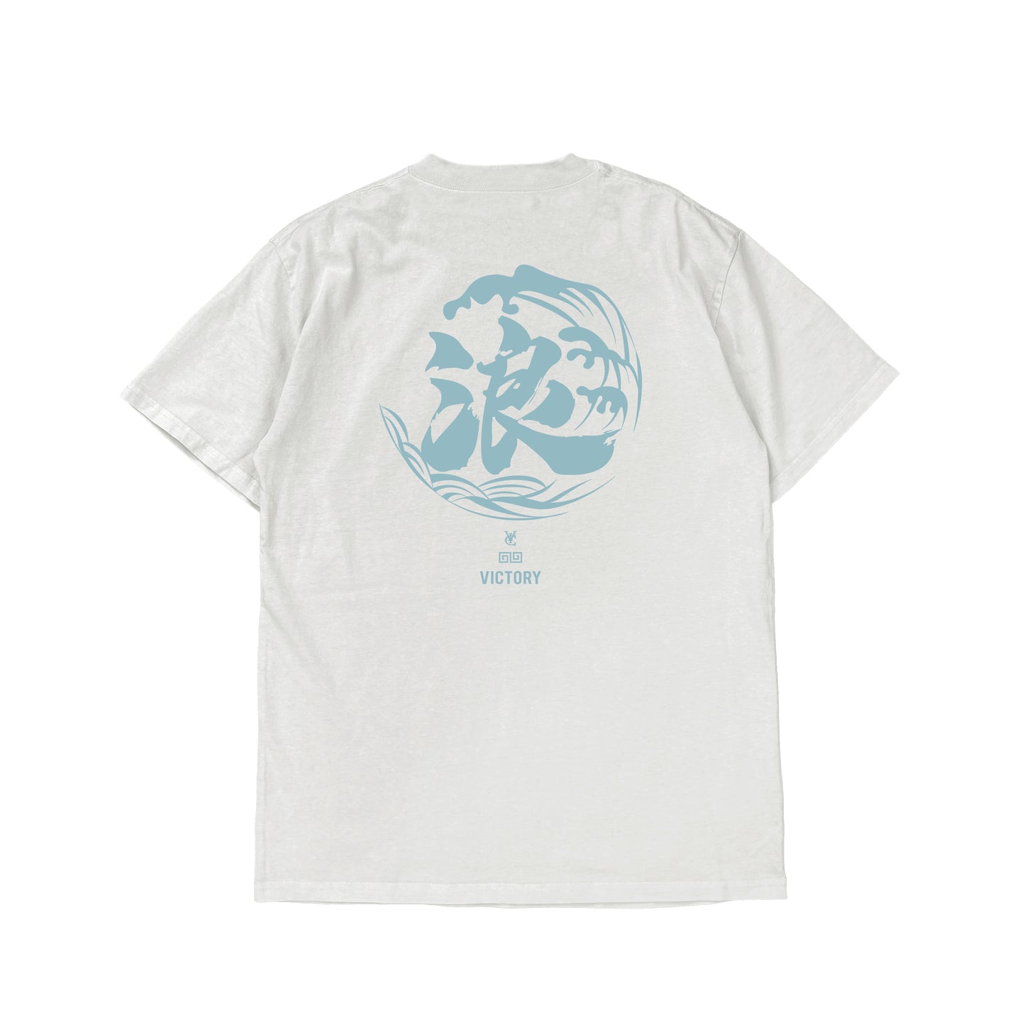 WAVE HEAVY TEE (SOFT SLATE PRINT)