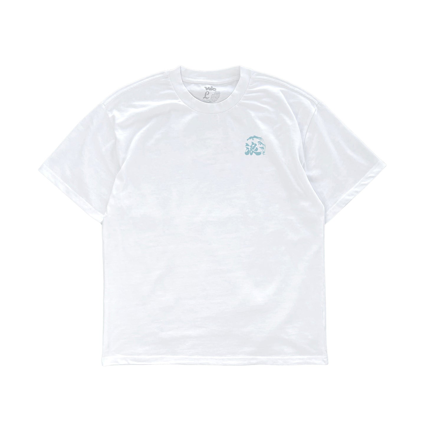 WAVE HEAVY TEE (SOFT SLATE PRINT)