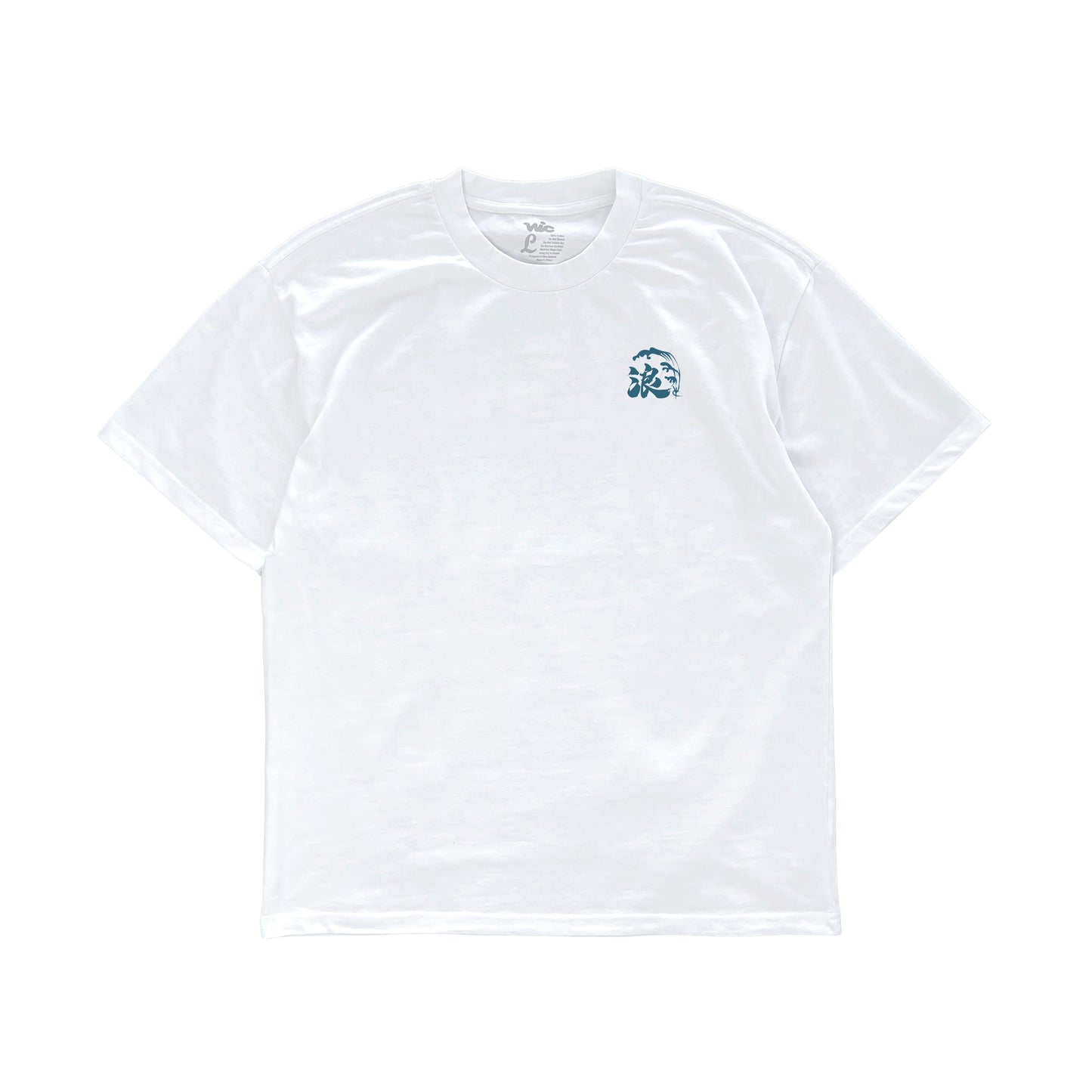 WAVE HEAVY TEE (TEAL PRINT)