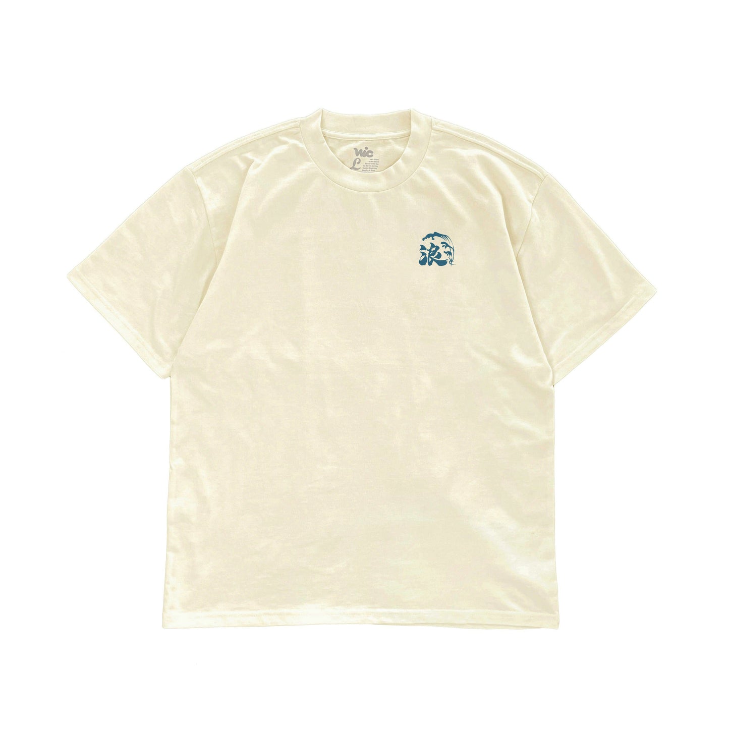 WAVE HEAVY TEE (TEAL PRINT)