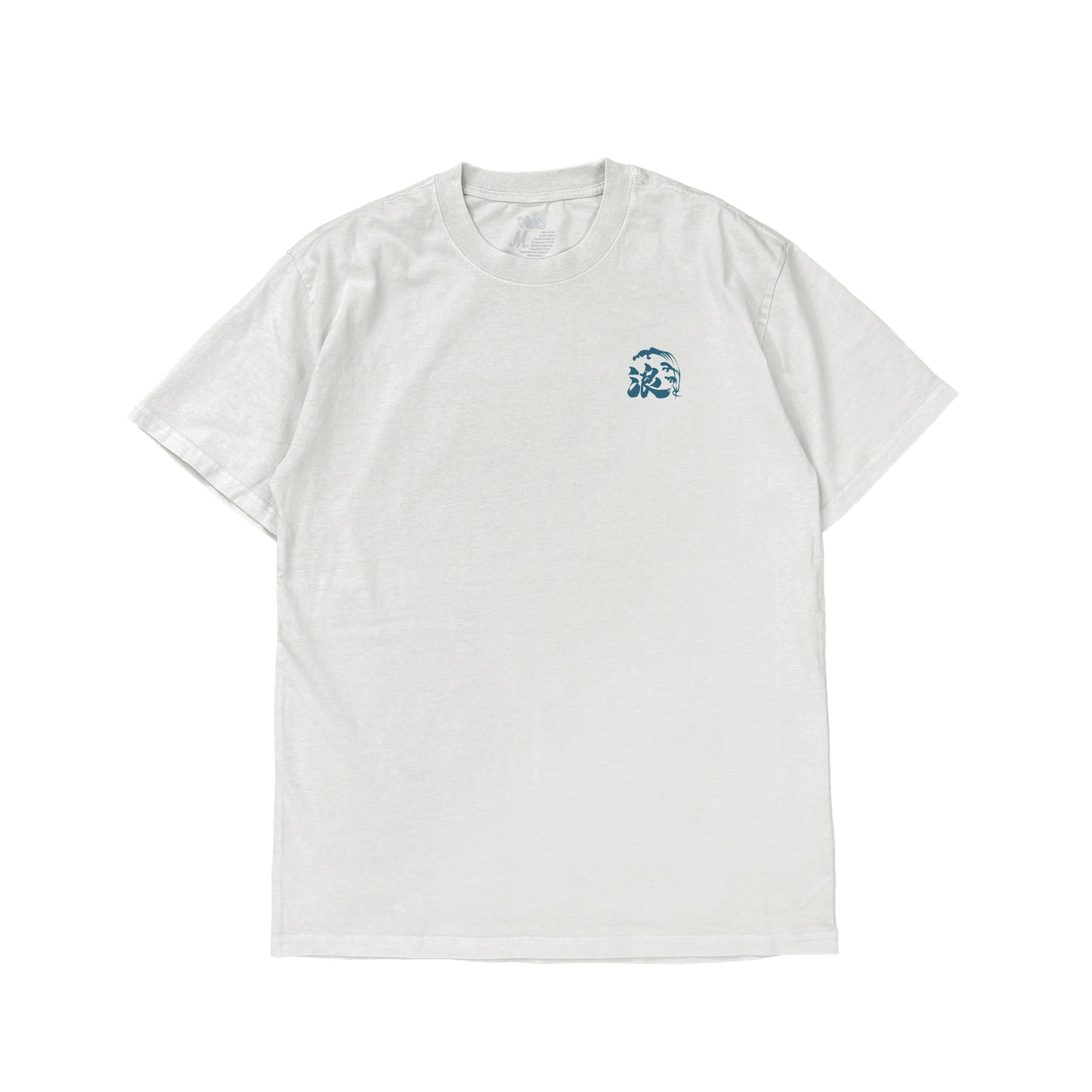 WAVE HEAVY TEE (TEAL PRINT)