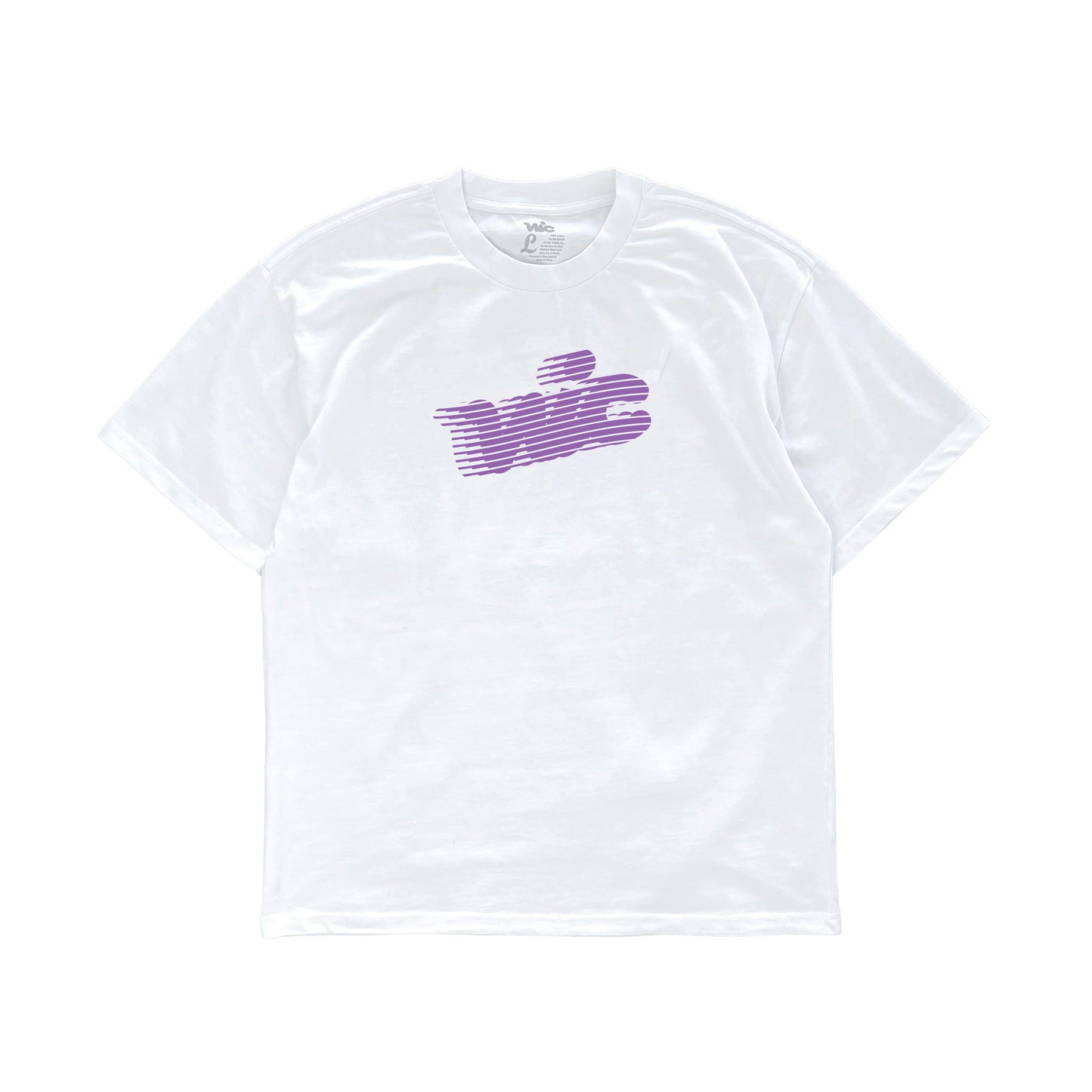 BUZZ HEAVY TEE (PURPLE PRINT)