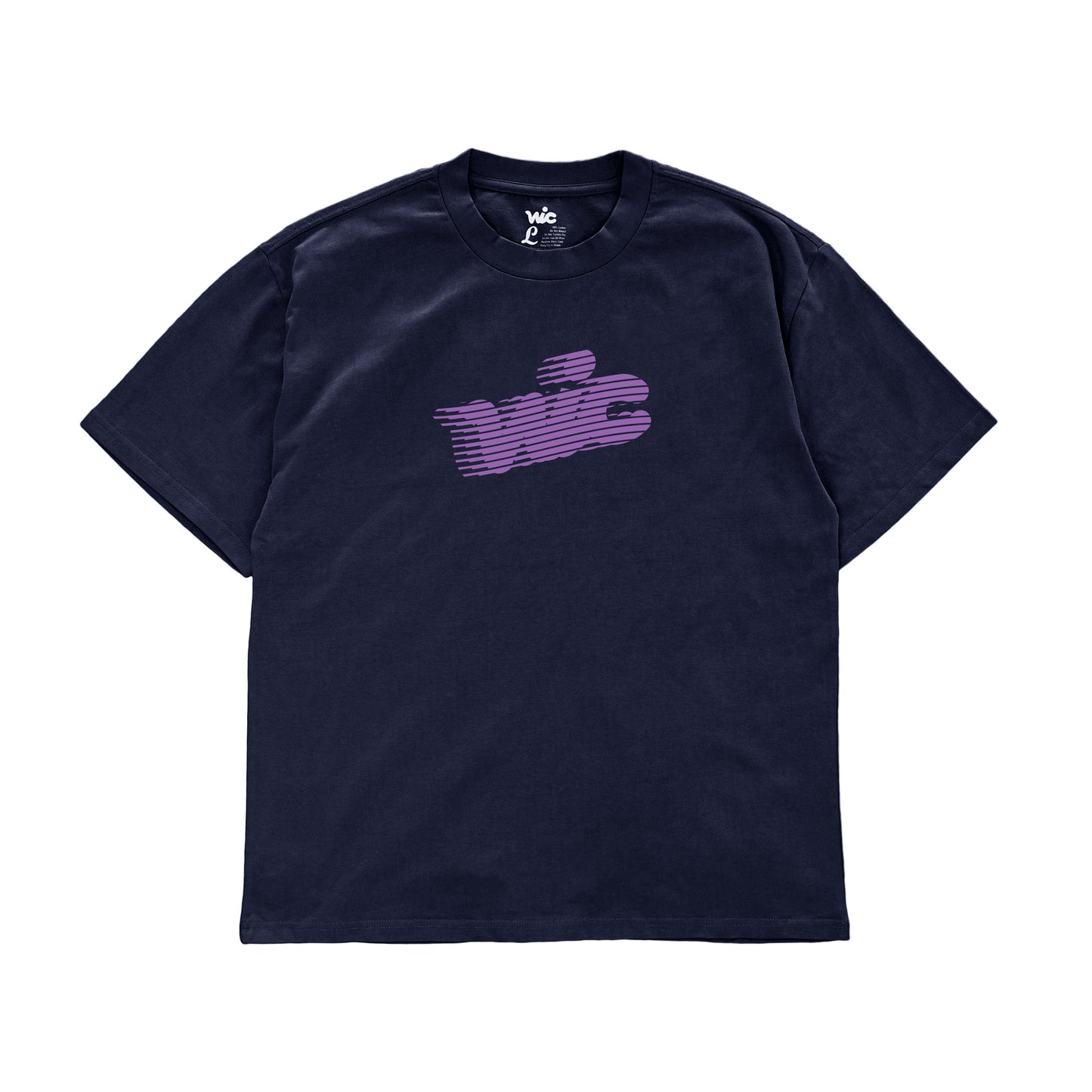 BUZZ HEAVY TEE (PURPLE PRINT)