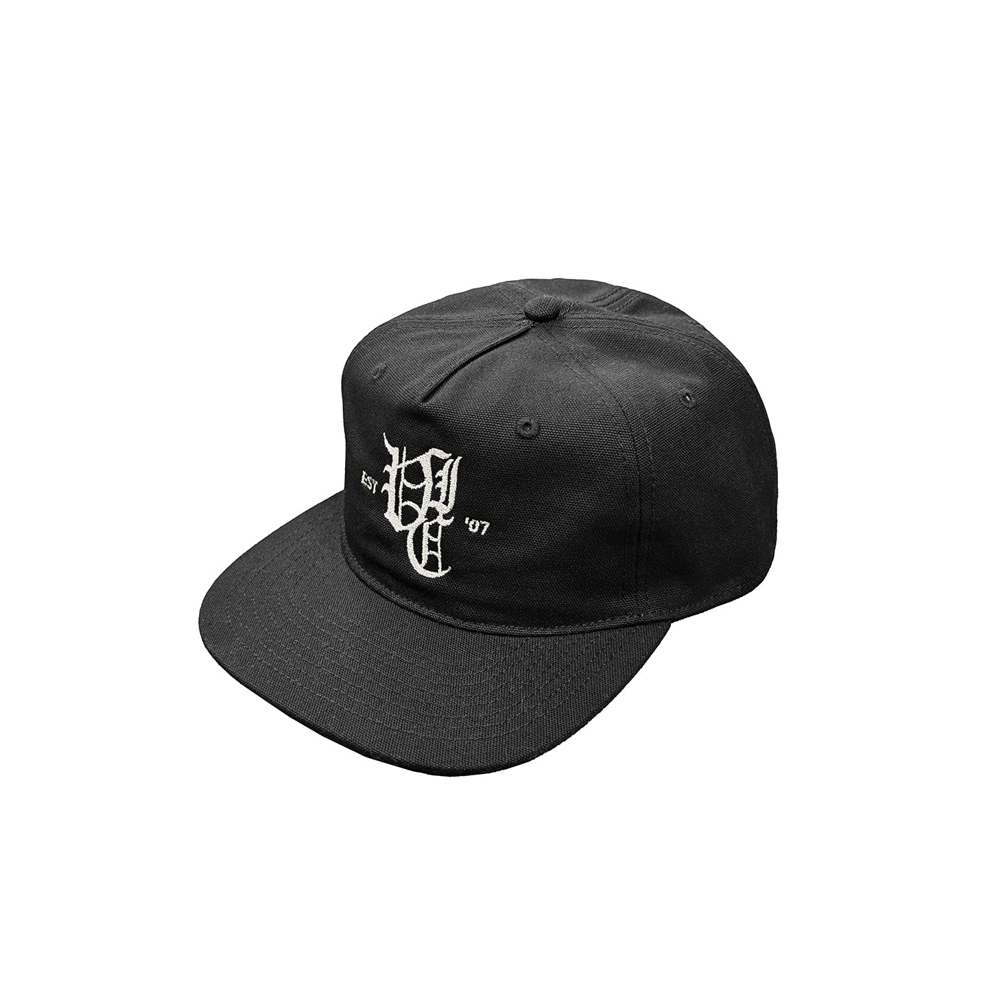 OL' ENGLISH CANVAS SNAPBACK CAP