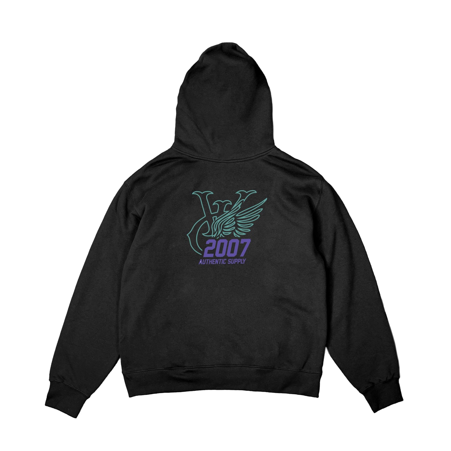 WING 7 HOOD - BLACK