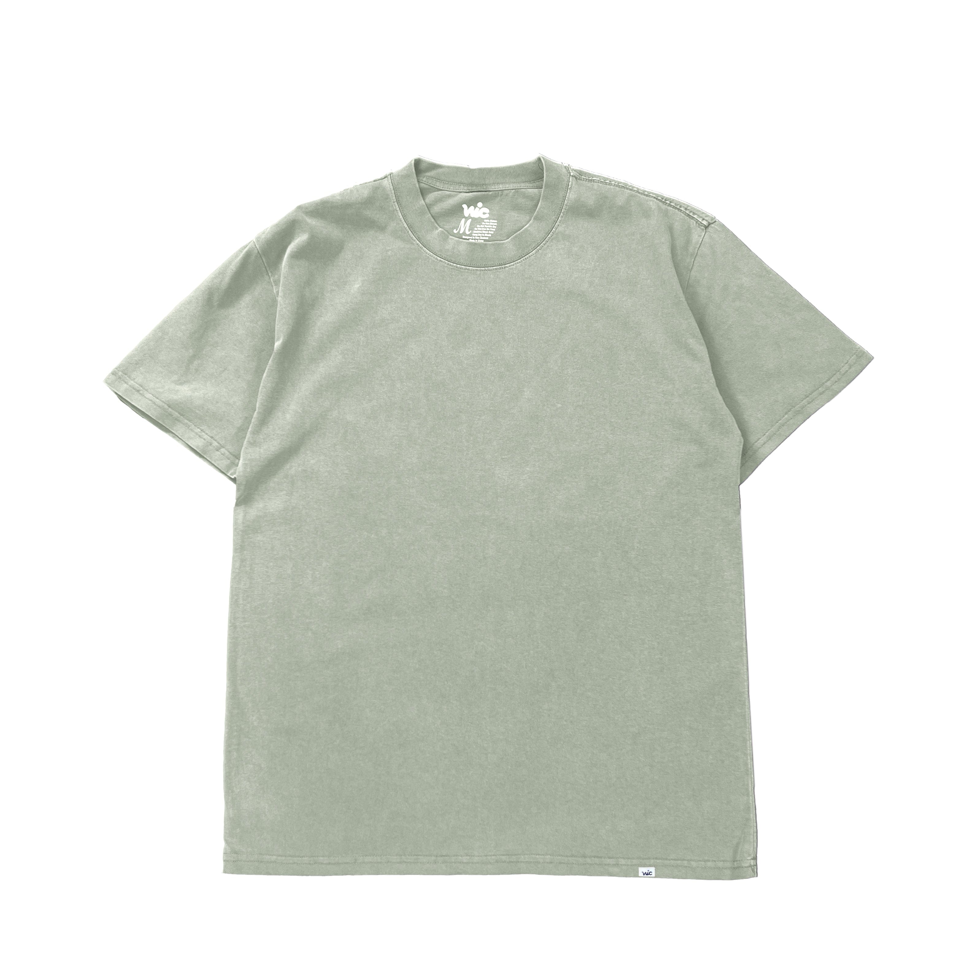 Inspired by the oversized warm-up sweaters and T-Shirts from the 90s, The Box Fit Tee is an essential the offers a wider, baggier fit, and cut from 100% smooth cotton jersey for that premium quality feel. As this silhouette is very oversized and loose-fitting, we recommend sizing down to achieve the perfect Box Fit style. Faded eucalyptus, garment dyed