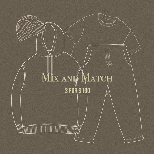 MIX & MATCH 3 FOR $150