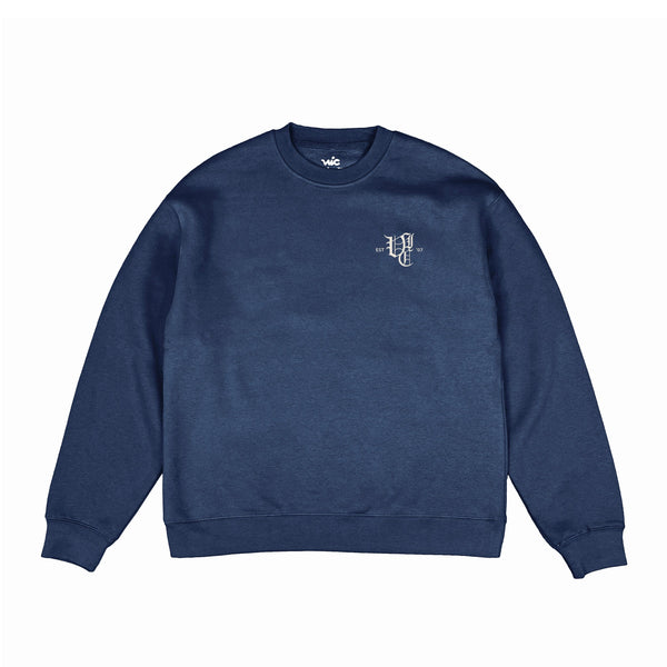 OL ENGLISH CREWNECK NAVY BLUE VIC APPAREL