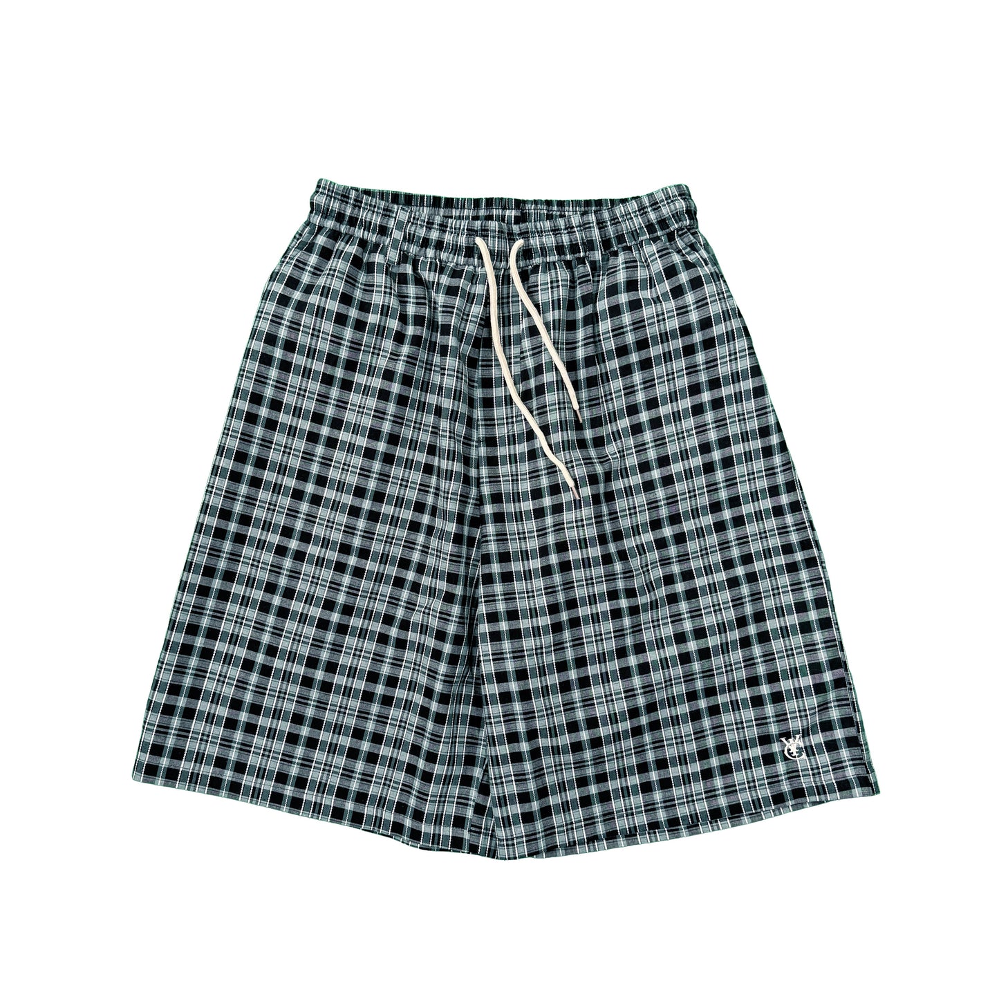 VIC Checkered Shorts – Marine Green
Stay comfortable and stylish with these baggy, roomy-leg checkered shorts. Made from 100% breathable cotton, they feature an elastic waistband with drawcord for a perfect fit, handy side inseam pockets, a back patch pocket, and a subtle embroidered logo. Ideal for skateboarding, streetwear, or casual summer wear.