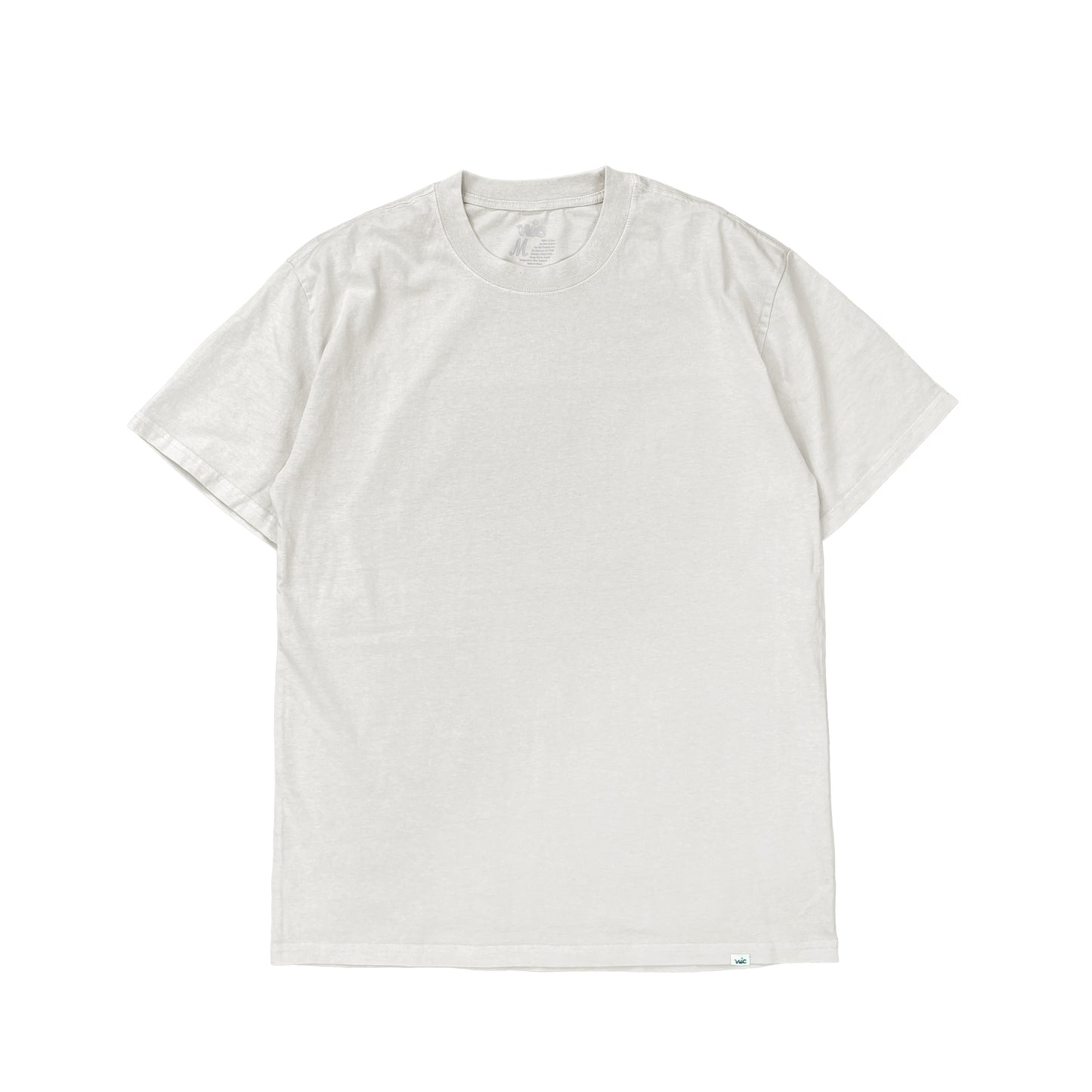 VIC HEAVY BOX TEE - FADED WHITE